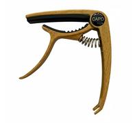 MotiveTech Guitar Capo Unwanted Noise Acoustic Electric Guitar Capo Versatile Musical Instrument Accessory for Stage Performance, Light Wood