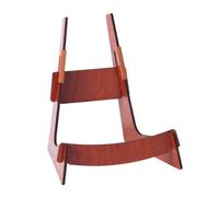 MotiveTech Guitar Stand Made of for The, Violin Stand, Removable Holder for String Instruments, Presentation Stand, Violin Support Holder for, Red Wood