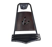 MotiveTech Guitar Tailpiece Bridge Zinc Alloy Professional Metal Tailpiece 4 String, Black