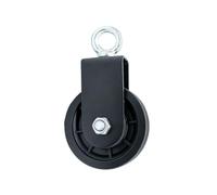 MotiveTech Gym Cable Pulley Wheel Smooth-Rolling Pulley Wheel with Bracket Sealed Bearings Hardware for Fitness Enthusiasts, Home Craftsmen, 1 Pulley, Plastic Pulley