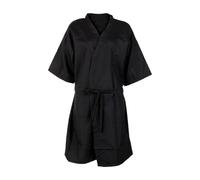 MotiveTech Haircutting Cape, Salon Cape with Client Pocket, Lightweight And Soft, Casual And Lightweight Bath Cape for Beauty Salon, Black, Length 105cm