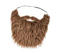 MotiveTech Halloween Beard, Funny Fake Beards for Men, Women And Children, Male Cosplay Makeup, Yellow