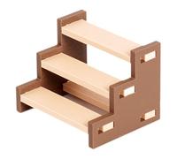 MotiveTech Hamster Climbing Ladder Climbing Toy DIY Accessories Small Animal Ladder for Gerbils Guinea Pigs Made of PP Material for Small B, 8cmx6.5cmx6cm