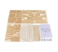 MotiveTech Hangar Model Kit Hangar Building Kit Advanced for Hobbyists, Dioramas, Displays