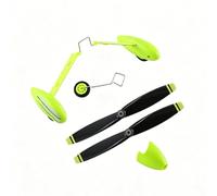 MotiveTech Hobby Plane Propeller Landing Gear Set Easy to Replace RC Biplane Replacement Parts Model Part for Repair, Maintenance
