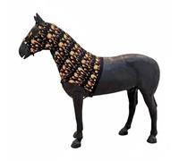 MotiveTech Horse Neck Cover, Full Coverage, Rehab, Summer, Flame, XL