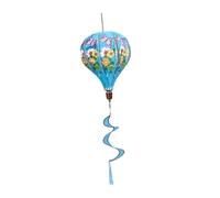 MotiveTech Hot Air Balloon-shaped Wind, Hanging Rotating Decoration for Garden, Wind Whirlwind for Festivals, Home, Lawn And, Butterfly Flower