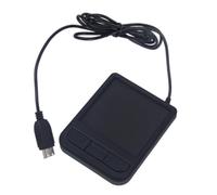 MotiveTech Industrial Touchpad Mouse Panel Mount Wired Mouse Rectangular Housing Three Button Navigation Coiled Cable USB Plug Material suitable for industrial
