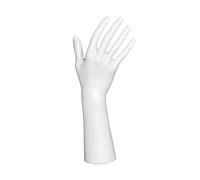 MotiveTech Jewelry Hand Presentation Holder, Bracelet, Bangle and Necklace Holder, Decorative Multifunctional Female Mannequin Hand for Photo Props, White Short