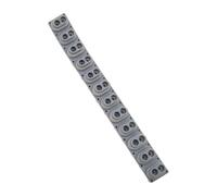 MotiveTech Keyboard Conductive Silicone Strip Accessories Compact Lightweight 12 Keys Rubber Strip, 1 Rubber