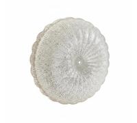 MotiveTech Lamp Cover Glass Shade Globe Replacement with Frosted Textured Finish for Light and Easy Installation Suitable for, Diameter 40cm, Height 9cm, Center Hole 1.2cm