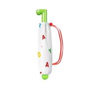 MotiveTech Lightweight Mini Umbrella for Outdoor Adventures and Travel, Letters