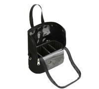 MotiveTech Makeup Brush Organizer Pouch with Adjustable Divider Portable Makeup Bag with Adjustable Dividers Professional Organizer for Vanity, Small