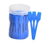 MotiveTech Makeup Spatulas Cosmetics Mixer Lightweight DIY Facial Spoon Skincare Jar, Blue