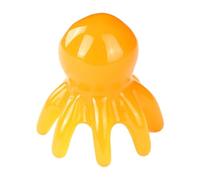 MotiveTech Massage Comb Handheld Body Massager Meridian Scraping Tool Manual Head Massager Shape for Relaxing Experience Adapt, Yellow