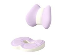 MotiveTech Memory Foam Lower Back Cushion, Chair Cushion And Donut Pillow, Hemorrhoid Coccyx Cushion for Drivers, Long-term Sitting And Working, Violet