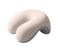 MotiveTech Memory Foam Neck Rest for Office Chairs, Versatile Napping Pillow with Armrest Pad, White