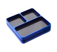 MotiveTech Metal Holder for Storing Small Components in Electronics Repair, Blue