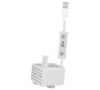 MotiveTech Mini Aquarium Pump with 150cm USB Power Cord Submersible Pump 3W for Pools Pond Hydroponics, Side