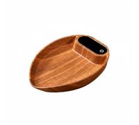 MotiveTech Mini Coffee Scale High Precision 0.1g Coffee Bean Weighing Control Wood Grain Scale for Baristas, Office Pantry