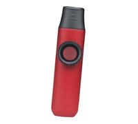 MotiveTech Mini Kazoo with 8 Flute Membranes, Musical Instrument for Group Activities, Red