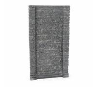 MotiveTech Miniature Architectural Model Piece Small-Scale Tabletop Terrain Scenery Realistic Scenic Building Component for Dioramas, Railway Layouts, Micro-Landscape, 1 87 Single Wall