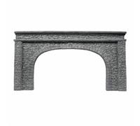 MotiveTech Miniature Architectural Model Piece Small-Scale Tabletop Terrain Scenery Realistic Scenic Building Component for Dioramas, Railway Layouts, Micro-Landscape, 1 87 Large Gate Tunnel Entrance