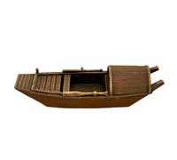 MotiveTech Miniature Boat Wupeng Chinese Figurine Resin Floating Decorative Piece for Tranquil Scenes Suitable for aquariums home decor office desks bonsai gardens