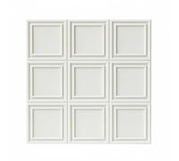 MotiveTech Miniature House Panel Square Grid Design Dollhouse Tile Wall Panel Lightweight Non- Suitable for Dioramas Miniature Decoration