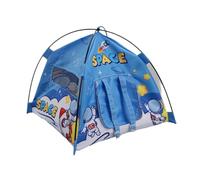 MotiveTech Miniature Tent for Dollhouse, 1:12 Scale, Mini Tent, Tiny Model, Dollhouse Camping Accessories, Tools, Blue