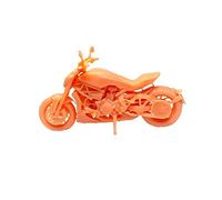 MotiveTech Motorcycle Model 1/64 Motorcycle Model Resin Miniature Figurine DIY People Figure Unpainted Suitable for Architectural Layout Train Layout Home Deskto, Style D