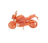 MotiveTech Motorcycle Model 1/64 Motorcycle Model Resin Miniature Figurine DIY People Figure Unpainted Suitable for Architectural Layout Train Layout Home Deskto, Style C