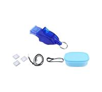 MotiveTech Multipurpose Sports Whistle with Lanyard for Emergency Situations, Dark Blue