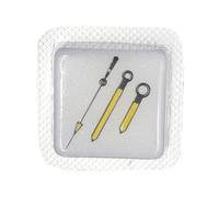 MotiveTech NH35/NH36 Watch Hands Set. Easy to Install, Remove, and Replace. Watchmaking Accessories. Simple Hands, Gold