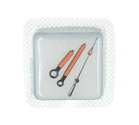 MotiveTech NH35/NH36 Watch Hands Set. Easy to Install, Remove, and Replace. Watchmaking Accessories. Simple Hands, Orange