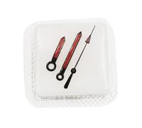 MotiveTech NH35/NH36 Watch Hands Set. Easy to Install, Remove, and Replace. Watchmaking Accessories. Simple Hands, red