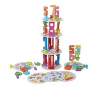 MotiveTech Number Building Blocks Balance Competition Toy for Girls Birthday Gift