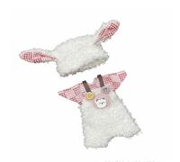 MotiveTech OB11 Doll Outfit Includes Accessories 1/8 BJD Clothes Set Multiple Designs Available BJD Doll Clothes Set for Hobbyists, Imaginative Play , Bunny Ear Jumpsuit