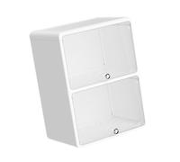 MotiveTech Office Organizer Desktop Storage Box Space Saving with Lid for Home Files Storage Container, wihte 33.2x24.5x45cm