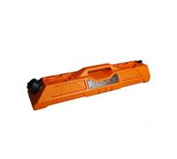 MotiveTech Outdoor Liquid Container Rectangular Tank Water Container Storage like a tank for transport with side filler cap and multiple mounting slots suitable, Orange