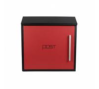 MotiveTech Outdoor Mailbox Mailbox Post Box Letter Box Drop Box With Lock And Key Galvanized Metal Sturdy Structure Covered Roof Suitable for villas homes doorways daily letters small deliveries