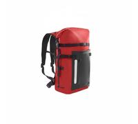 MotiveTech Outdoor Waterproof Backpack Dry Bag Rucksack Pack With Protection Padded Back Panel Zipper Section External Attachment Loops Suitable for diving, Red, Bright Red, 20L