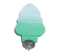 MotiveTech Parrot Perch Stand Toy Mouth Molars Parrot Stand Cage Accessory for, Green