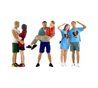 MotiveTech People Figurines Appear 1:64 DIY Miniature Scenes for Passing Table Games