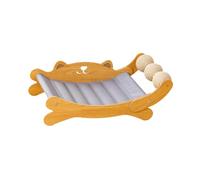 MotiveTech Pet Cot Cat Scratcher Lounge Bed for Sleeping And Resting with Space for Large Cats And Bunnies, with Ball