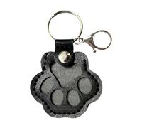 MotiveTech Pet Hair Keepsake Keychain, Pet Hair Collector Pendant, Cute Keyring, Stylish Storage Bag, Black