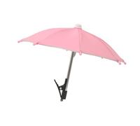 MotiveTech Phone Umbrella Shade Sun Sun Protection Anti Glare for Outdoor Bike Photography, Pink