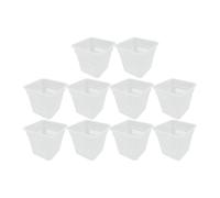 MotiveTech Plant Holder for Aquariums, Plant Basket for Turtle Tanks, Square Flower Pot for Turtle Tanks, for Water Feeding in The Aquarium, 15cmx14.4cm