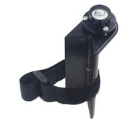 MotiveTech Portable Leveling Device Right Angle Level Corner Level Edge Level Bubble Level Corner Shaped for Narrow Edge Alignment Cabinet Setup site Measuring, Black, with 20cm Strap