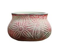 MotiveTech Pot for Indoor Plants Ceramic Flowerpot for Patio Bedroom Balcony